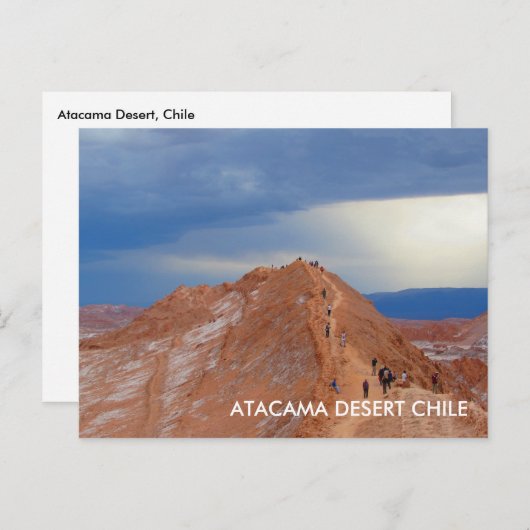 Désert d'Atacama, Chili Carte postale (Devant / Derrière)