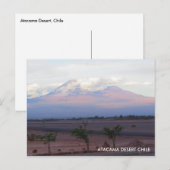 Désert d'Atacama, Chili Carte postale (Devant / Derrière)