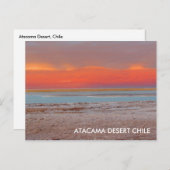 Désert d'Atacama, Chili Carte postale (Devant / Derrière)