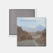Désert d'Atacama, Chili Magnet (Recto/Verso)