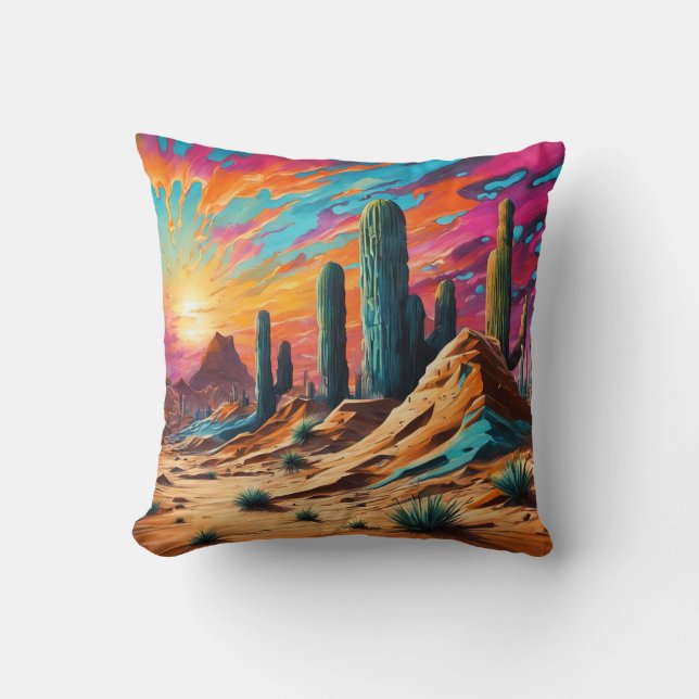 Desert Dawn Kussen (Voorkant)