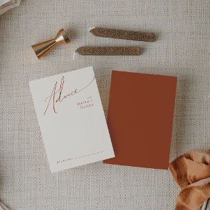 Désert de Whimsical Carte de conseil Mariage Ter