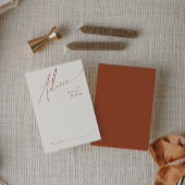 Désert de Whimsical | Carte de conseil Mariage Ter