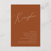 Désert de Whimsical | Carte de réception de mariag (Devant)