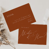 Désert de Whimsical | Carte d'honneur en terre cui