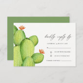 DÉSERT D'EAU VERTE CACTUS FLOWER RSVP (Devant / Derrière)