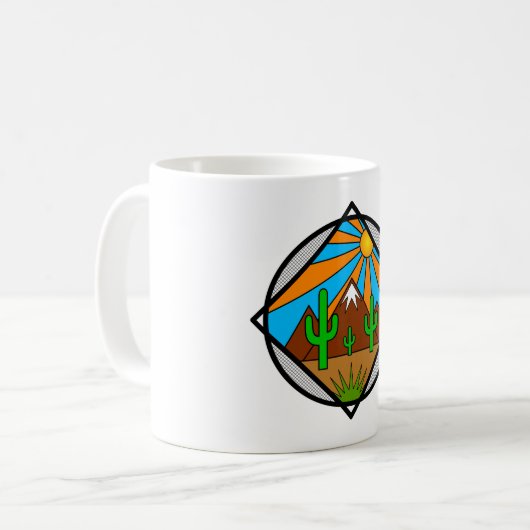 Desert Design Mug (Devant gauche)