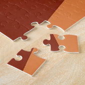 Désert Desséché | Puzzle Désertique Abstrait Rétro (Côté)