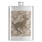 Desert Digital Camouflage Deer Camo Pattern Flacon (Voorkant)