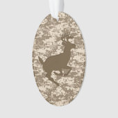 Desert Digital Camouflage Deer Camo Pattern Ornament (voorkant)