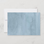 Desert Dream | Boho Waterverf Floral Wedding RSVP Kaartje (Achterkant)