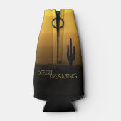 Desert Dreams Golden Sunset Cactus Phoenix Arizona Flesjeskoeler (Achterkant)