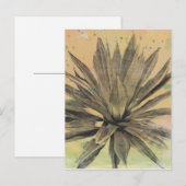 Desert Dreams | Groen Plant Briefkaart (Voorkant / Achterkant)