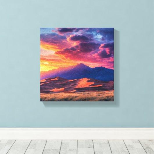 Desert Dreamscape Canvas Afdruk (Insitu (Houten vloer))