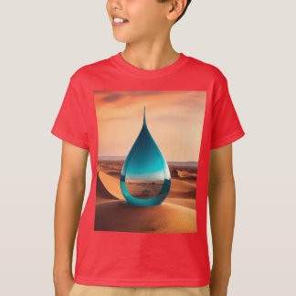 Desert Drop Red T-Shirt - Hoop temidden van het za