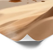 Desert Dunes Art Poster (Coin)