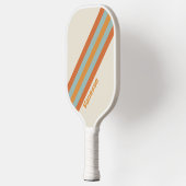 Desert Flower Stripes met naam Pickleball Paddle (Links)