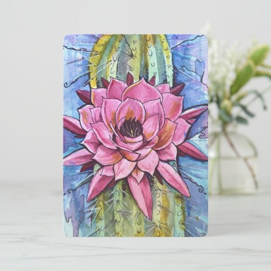 Desert Heart Feestdagenkaart (Staand voorkant)