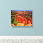 Desert Hoodoos Stretted Canvas Impression (Insitu (Plancher de Bois))