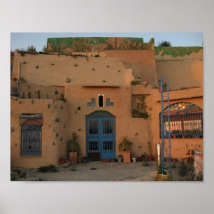 Desert House Foto Poster Papier