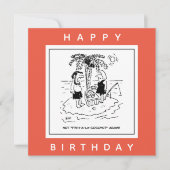 Desert Island Fish & Coconut Menu Dessin (Devant)