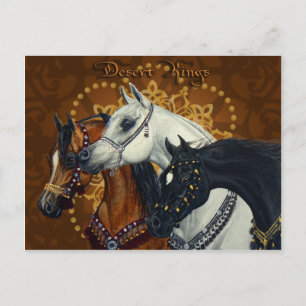 Desert Kings Arabian paarden briefkaart