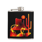 Desert Kokopelli Heupfles (Voorkant)