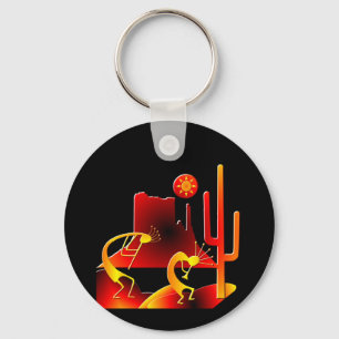Desert Kokopelli Sleutelhanger