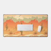 Desert Landscape Design Desk Mat (Keyboard & Muis)