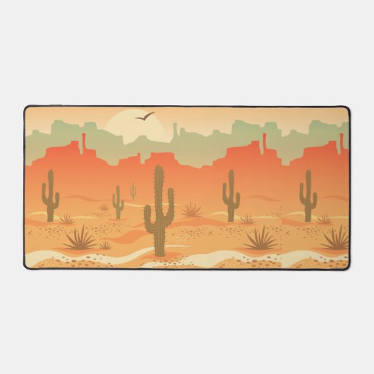 Desert Landscape Design Desk Mat (Voorkant)
