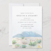 Desert Landscape Wedding Invitation (Devant)