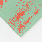 Desert landscape with Cactuses and cow skull. Vint Fleece Deken (Hoek)