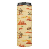 Desert Landschap Arizona Patroon Thermosbeker (Achterkant)