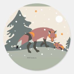 Desert Life fox sticker voor arrangementen