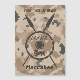 Desert Maccabee Shield and Spears