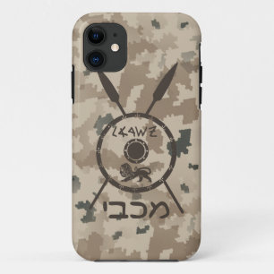 Desert Maccabee Shield and Spears iPhone 11 Hoesje