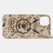 Desert Maccabee Shield and Spears Case-Mate iPhone Case (Achterkant (horizontaal))