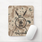 Desert Maccabee Shield and Spears Muismat (Met muis)