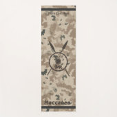 Desert Maccabee Shield and Spears Yogamat (Voorkant)