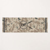 Desert Maccabee Shield and Spears Yogamat (Voorkant (horizontaal))