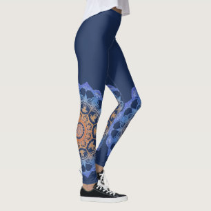 Desert Mandala door Megaflora Design Leggings