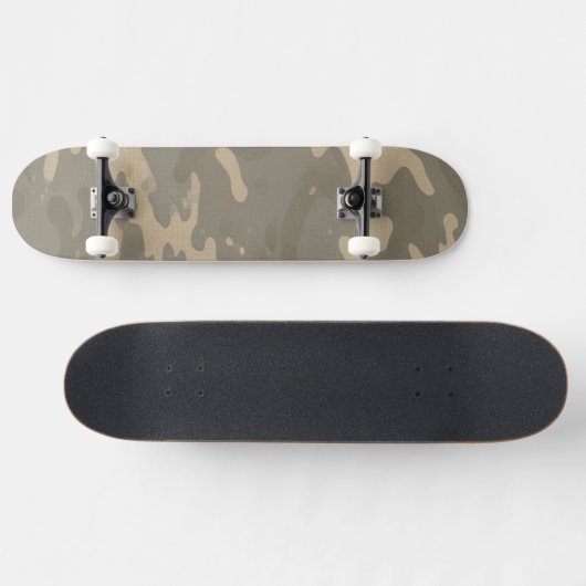 Desert Military Camouflage Pattern Skateboard (Horizontaal)