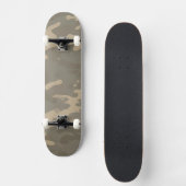 Desert Military Camouflage Pattern Skateboard (Voorkant)