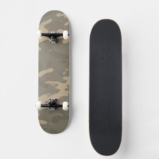 Desert Military Camouflage Pattern Skateboard (Voorkant)