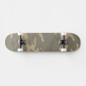 Desert Military Camouflage Pattern Skateboard (Horizontaal)