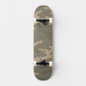 Desert Military Camouflage Pattern Skateboard (Voorkant)