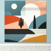 Desert Mirage Canvas Afdruk (Insitu (Houten vloer))