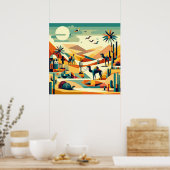 Desert Mirage Poster (Keuken)