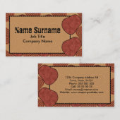 Désert, modèle de carte de visite (Devant / Derrière)