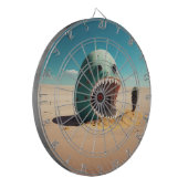 Desert monster house dartbord (Voorkant Links)